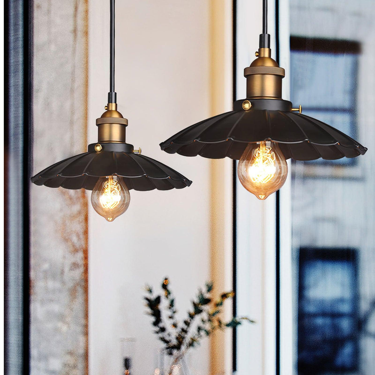 Valaine Contemporary Iron Pendant Light