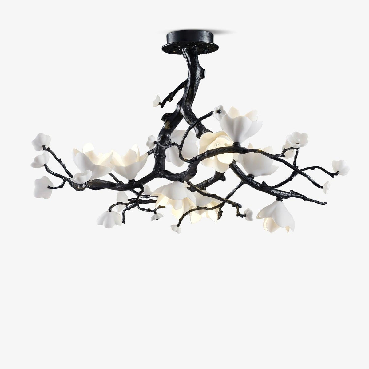 Aureira Pendant Lamp Black Copper Tree Wild Fruits