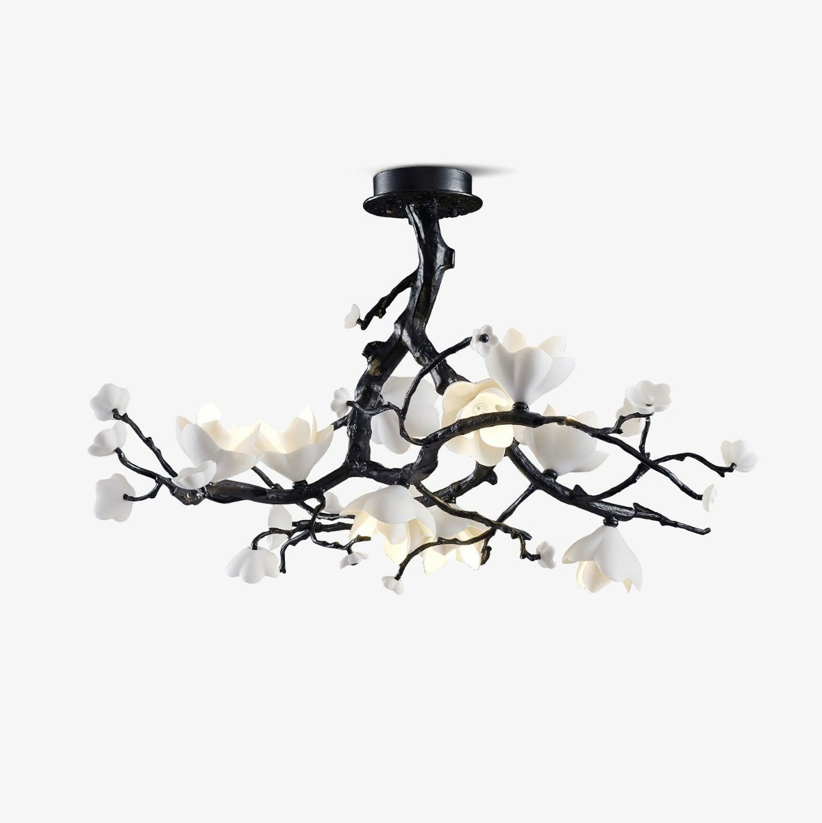 Aureira Pendant Lamp Black Copper Tree Wild Fruits