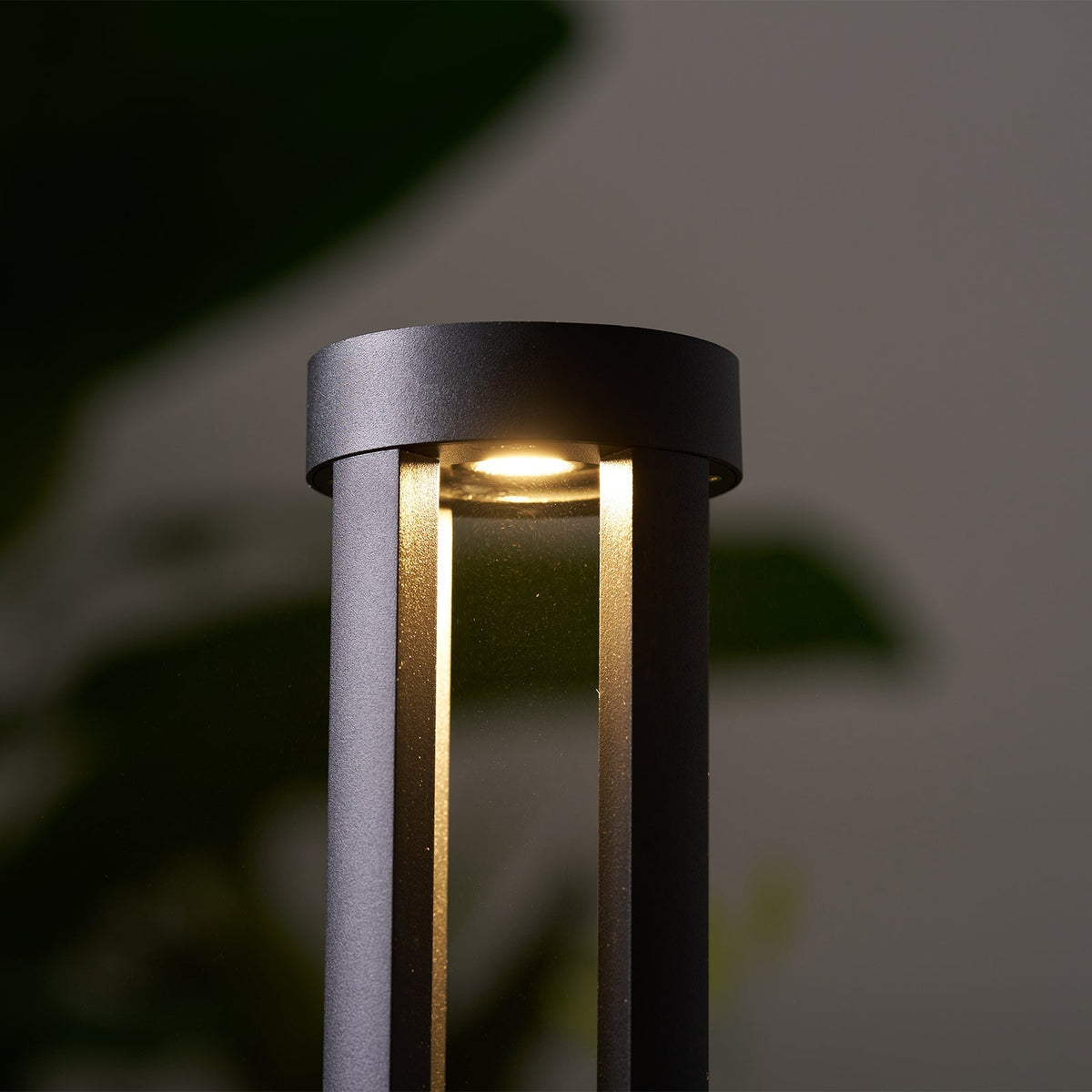 Orelinella Outdoor Light Black Cylindrical Garden