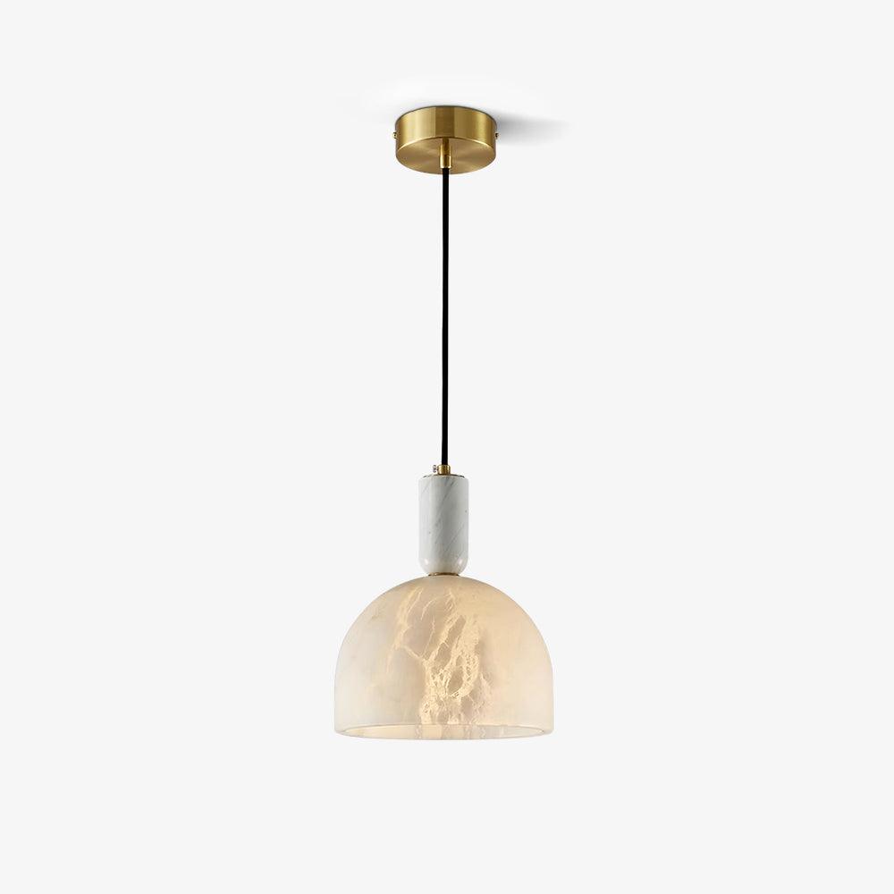 Leda Minimalist Alabaster Pendant Light