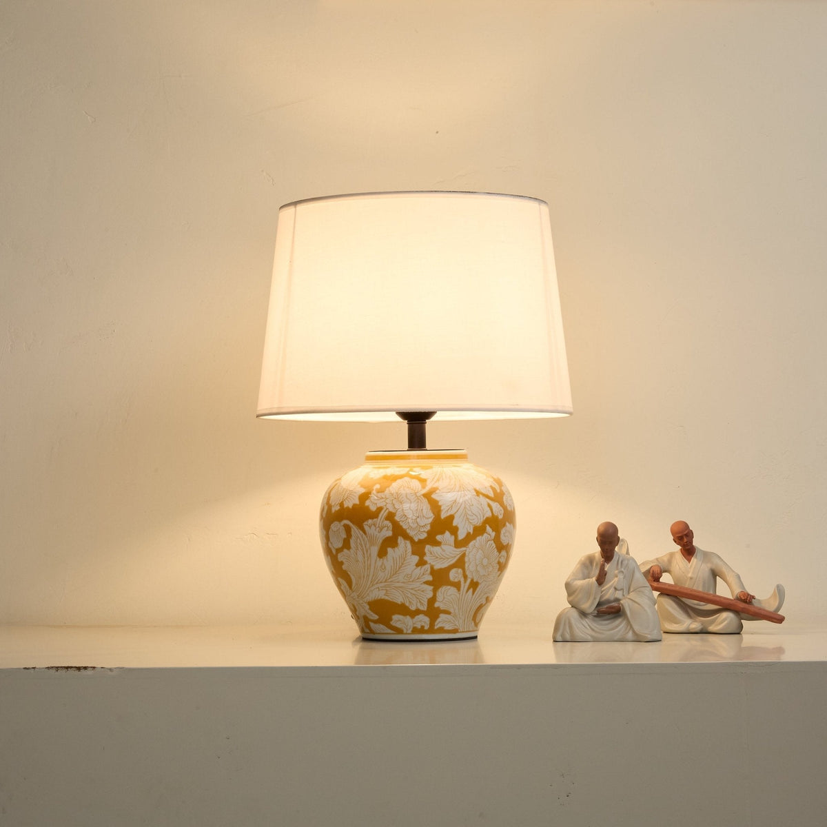 Ceriseria Blazing Blossom Ceramic Table Lamp