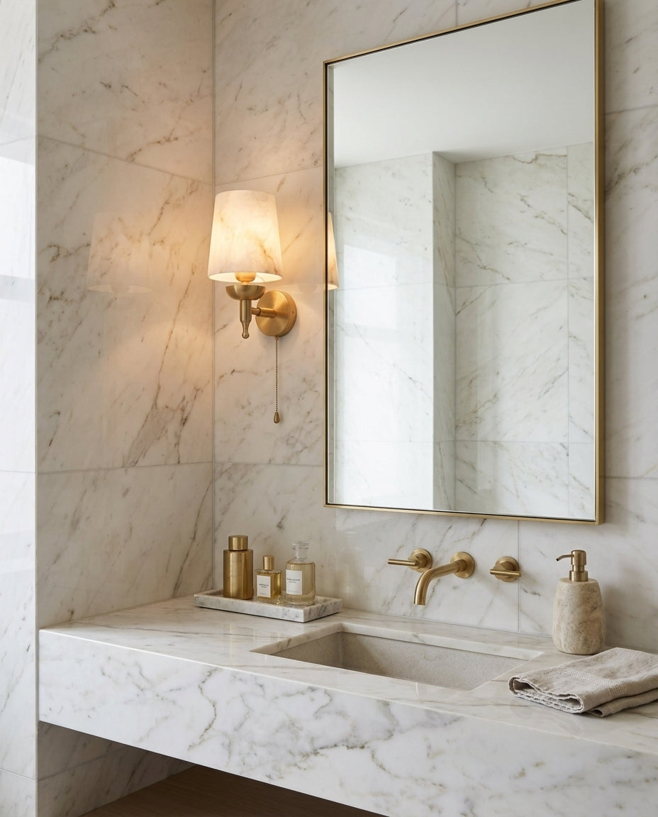 Greshford Alabaster Wall Sconce