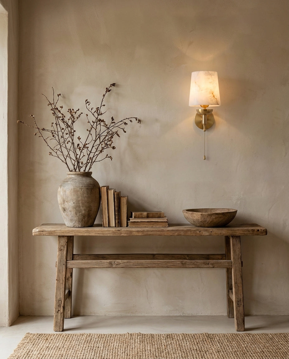 Greshford Alabaster Wall Sconce
