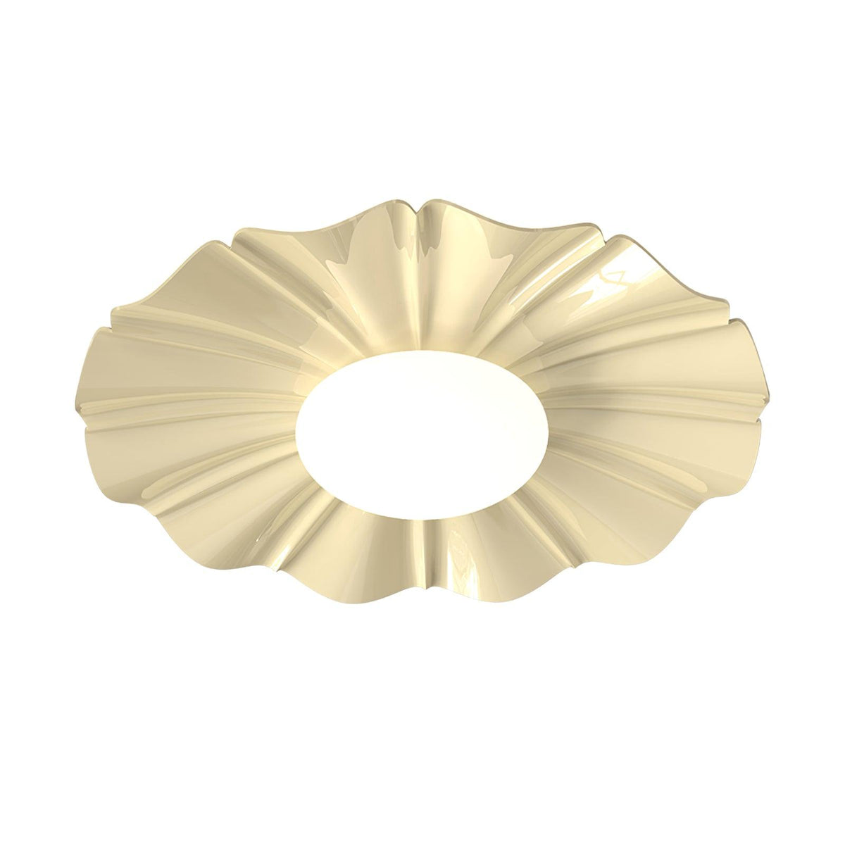 Oriiraya Ceiling Light Gold LED Scalloped for Bedroom