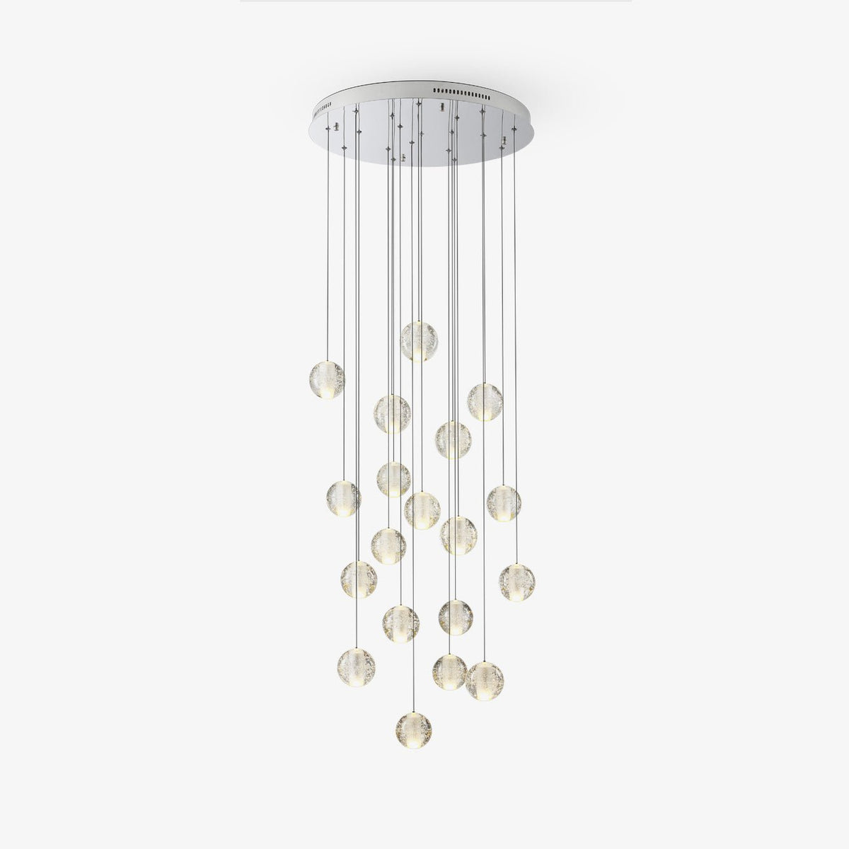 Crystal Bubble Cluster Pendant Light