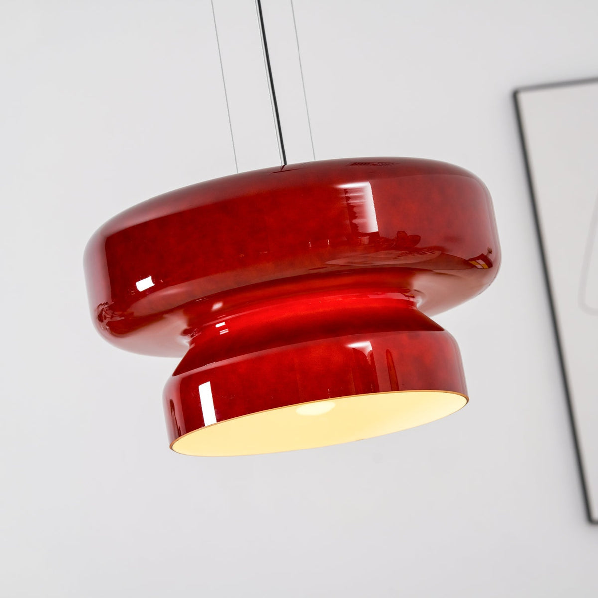 Naika Glass Linear Pendant Light