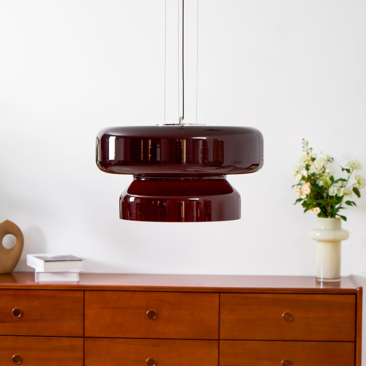 Naika Glass Linear Pendant Light