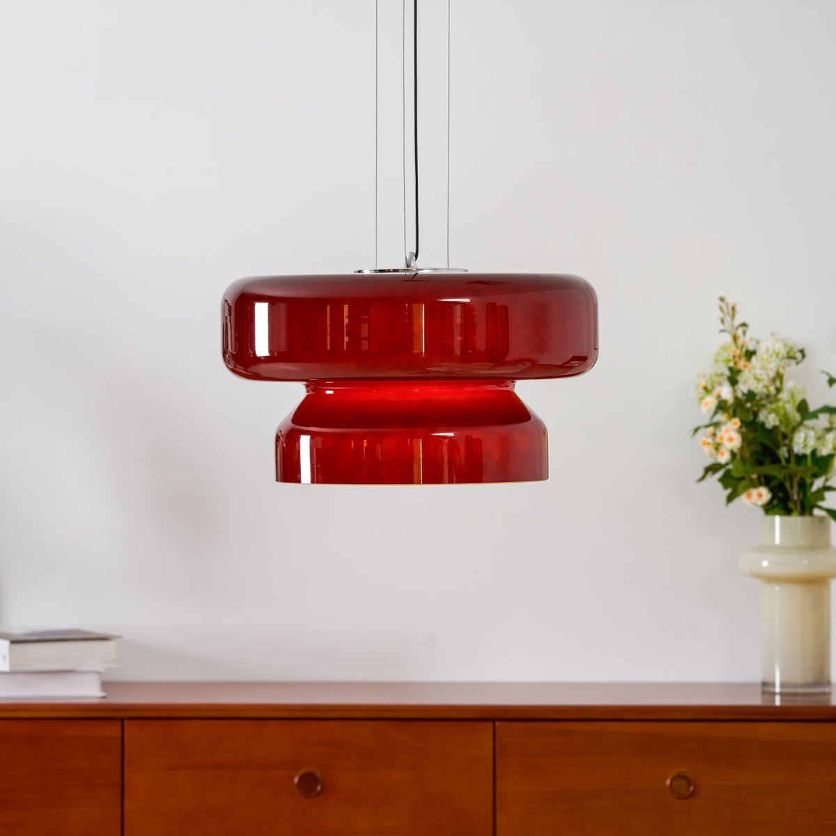 Naika Glass Linear Pendant Light