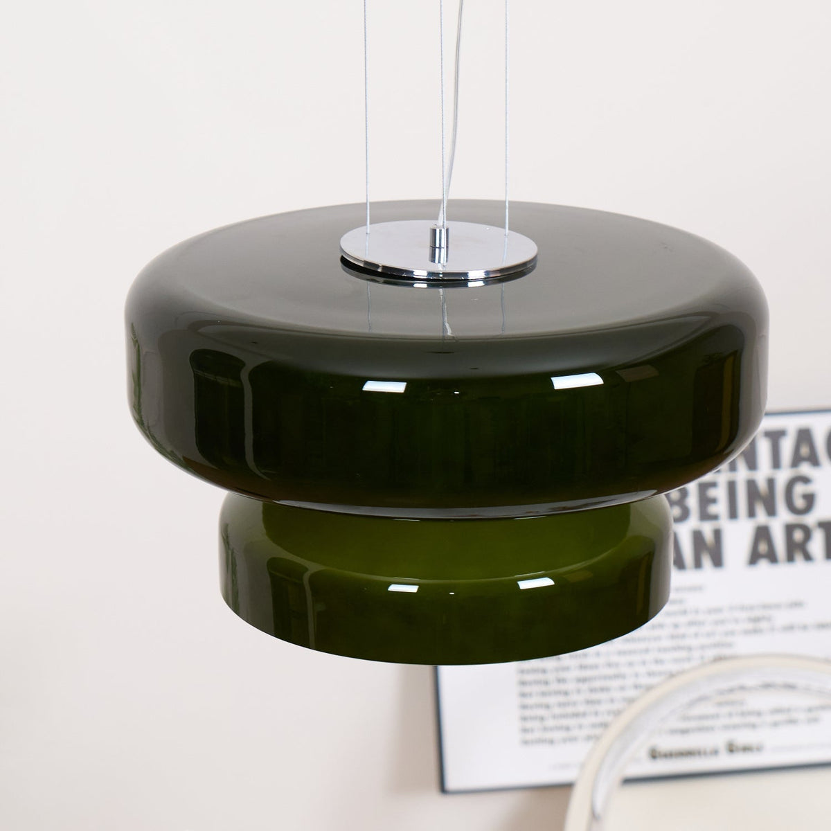 Zerithce Glass Modern Minimalist Pendant Lamp