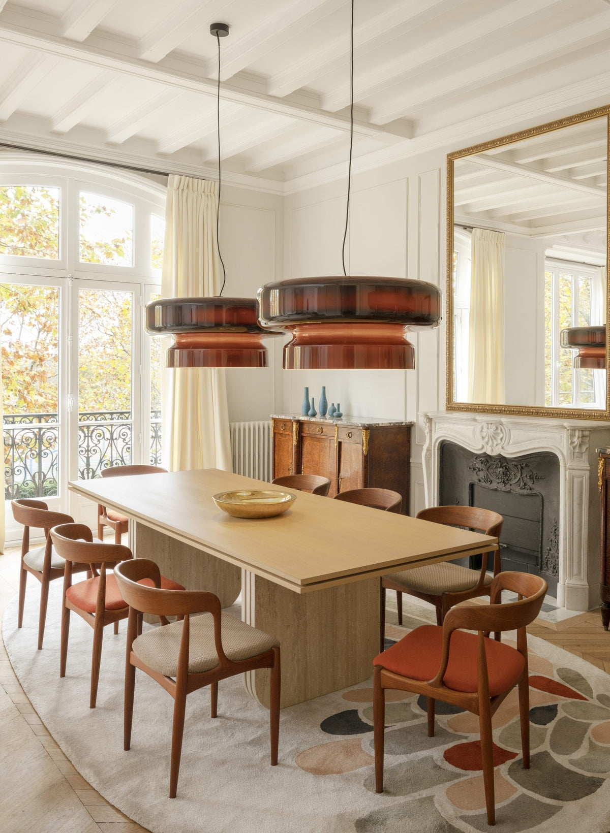 Zerithce Glass Modern Minimalist Pendant Lamp