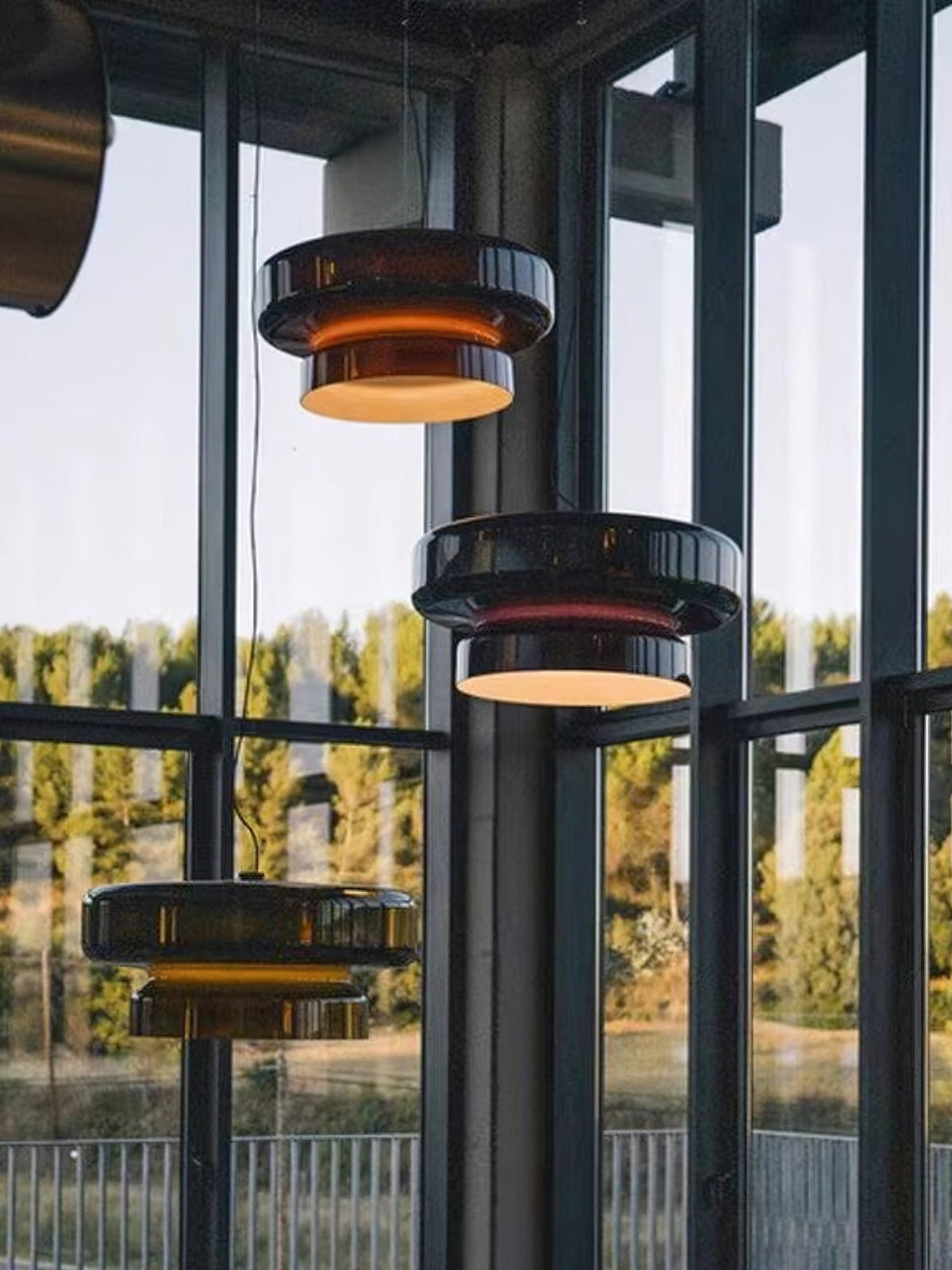 Zerithce Glass Modern Minimalist Pendant Lamp