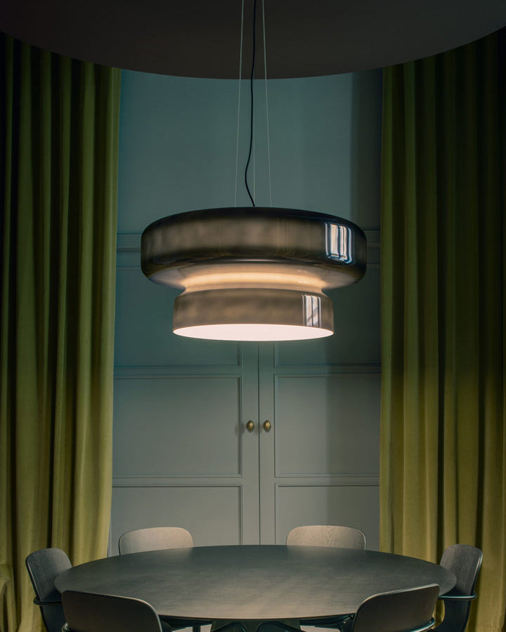 Naika Glass Linear Pendant Light