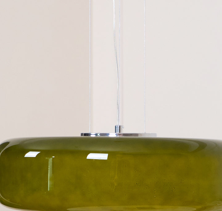 Naika Glass Linear Pendant Light