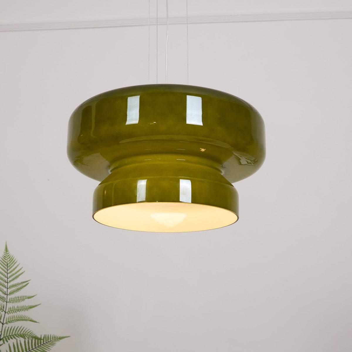 Naika Glass Linear Pendant Light
