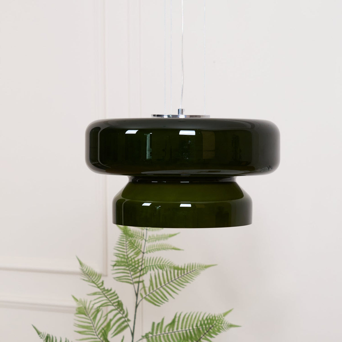 Naika Glass Linear Pendant Light