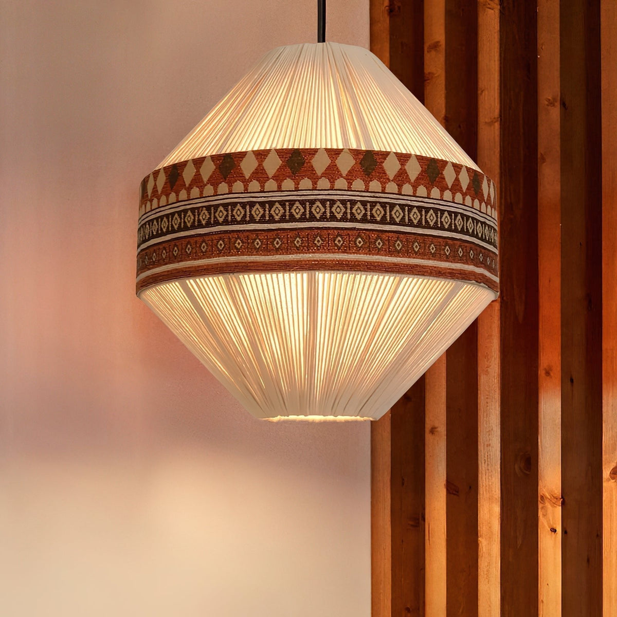 Calyce Fabric Cozy Pendant Lamp