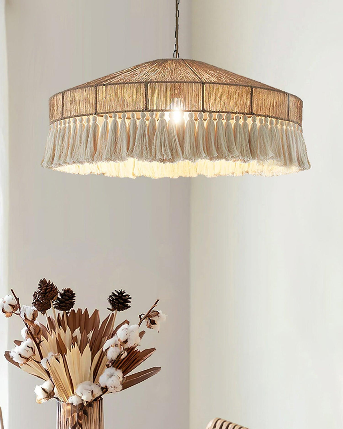 Ohev Hemp Rope Pendant Light