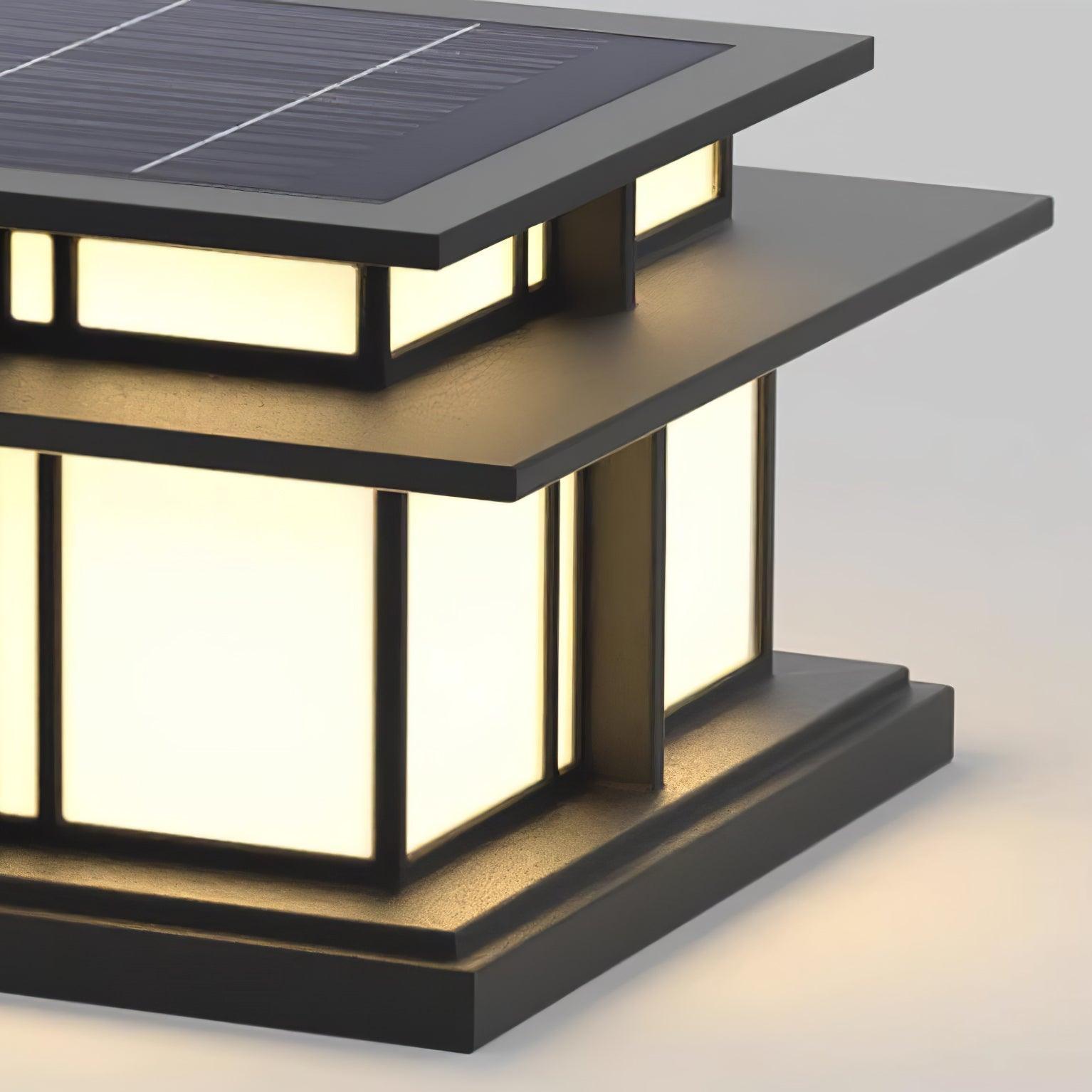 Ray Pillar Solar /HardWire Outdoor Light - Lamp Outdoor