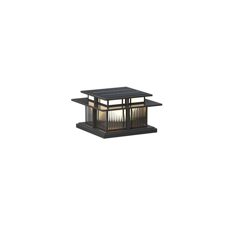 Ray Pillar Solar /HardWire Outdoor Light - Lamp Outdoor