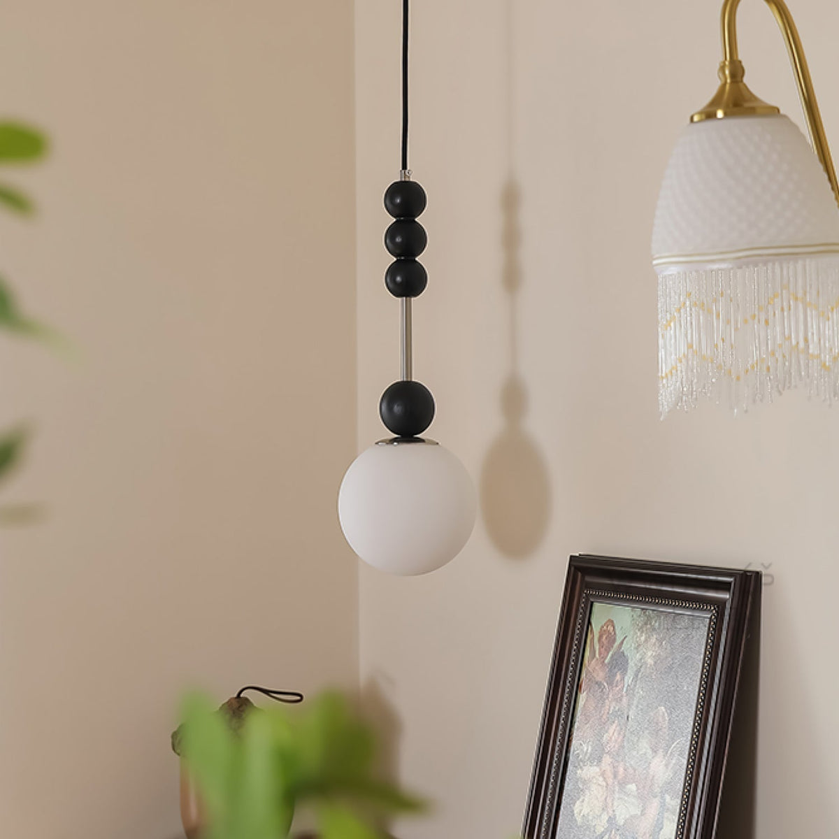 Miraleth Minimalist Wood Pendant Lamp