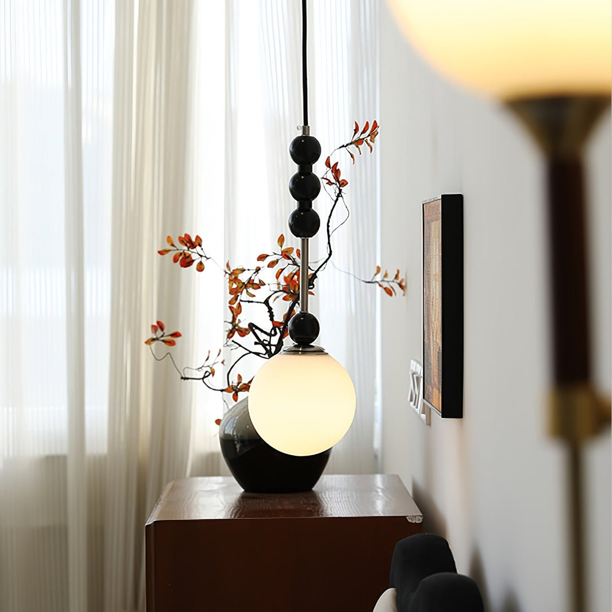 Miraleth Minimalist Wood Pendant Lamp