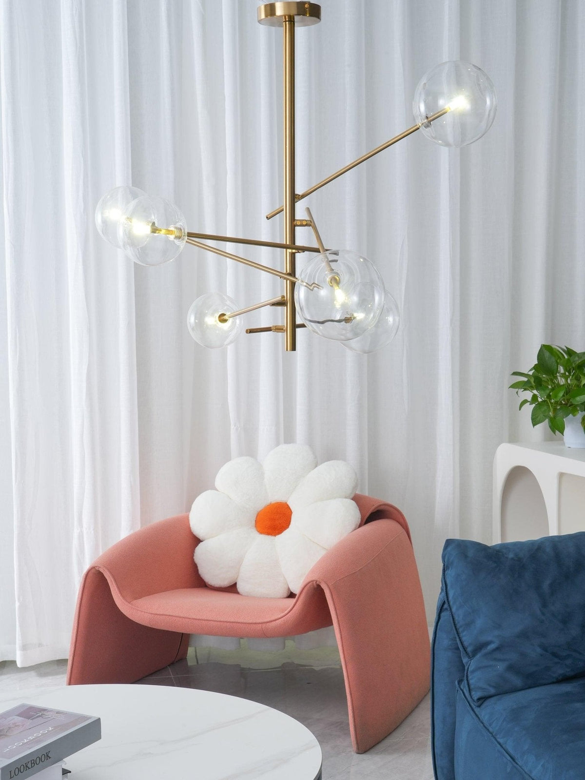 Aveno Chandelier LED Clear Crystal