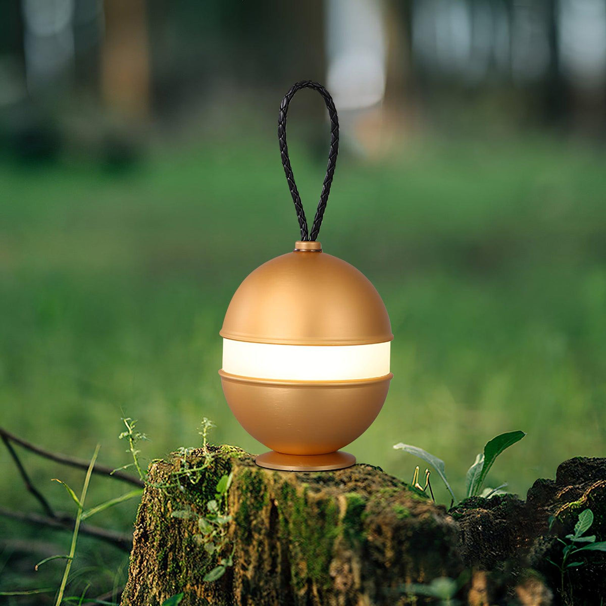 Orbitem Gold Aluminum Table Lamp