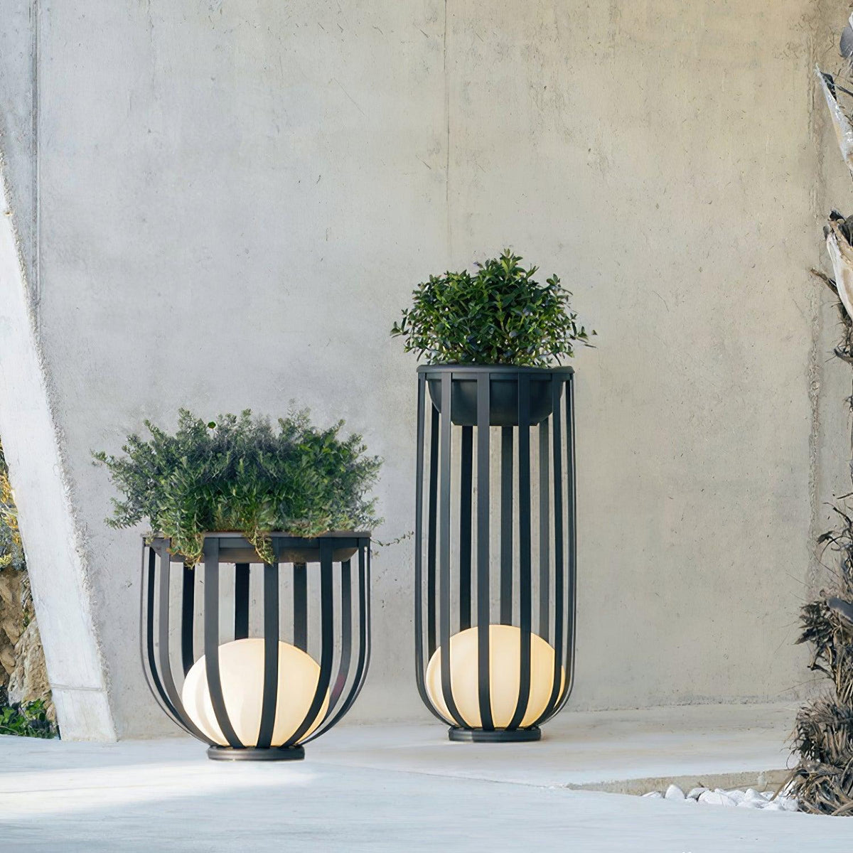 Tera Steel Acrylic Floor Lamp