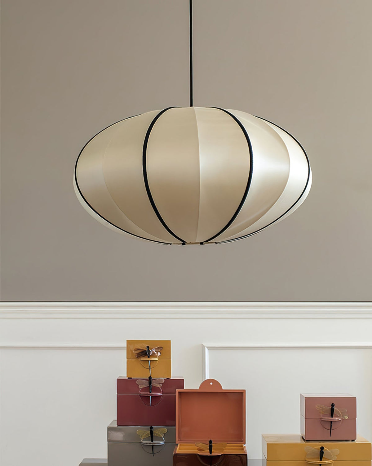 Lineriella Modern Fabric Pendant Lamp