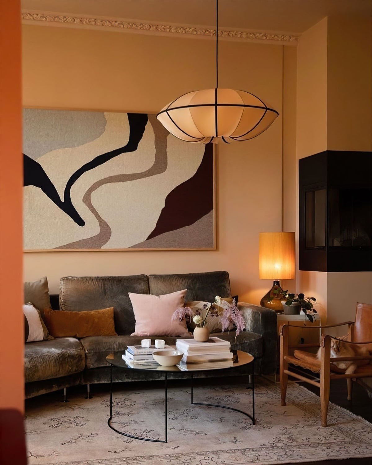 Lineriella Modern Fabric Pendant Lamp