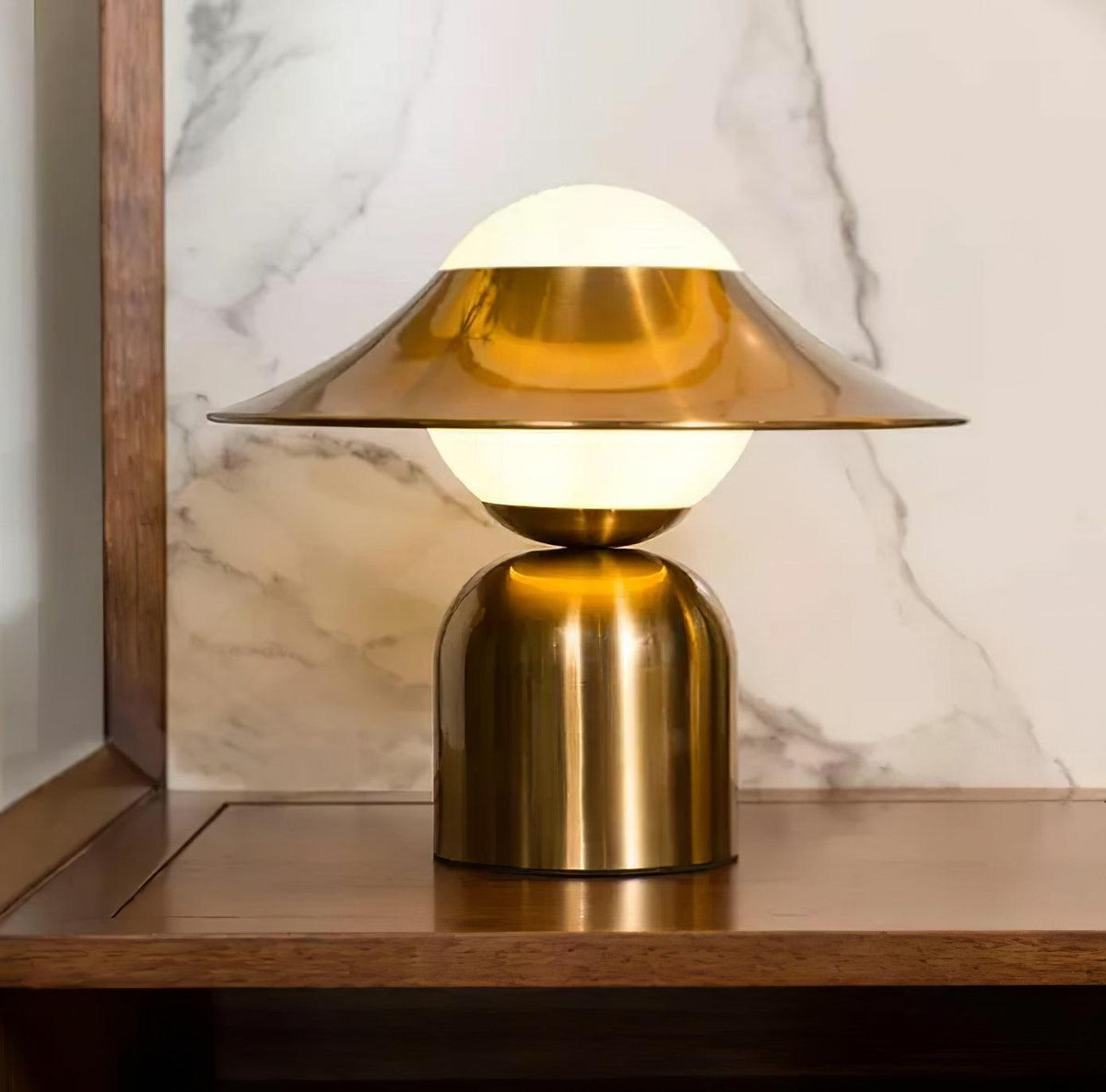 Italon Luxe Brass Desk Lamp