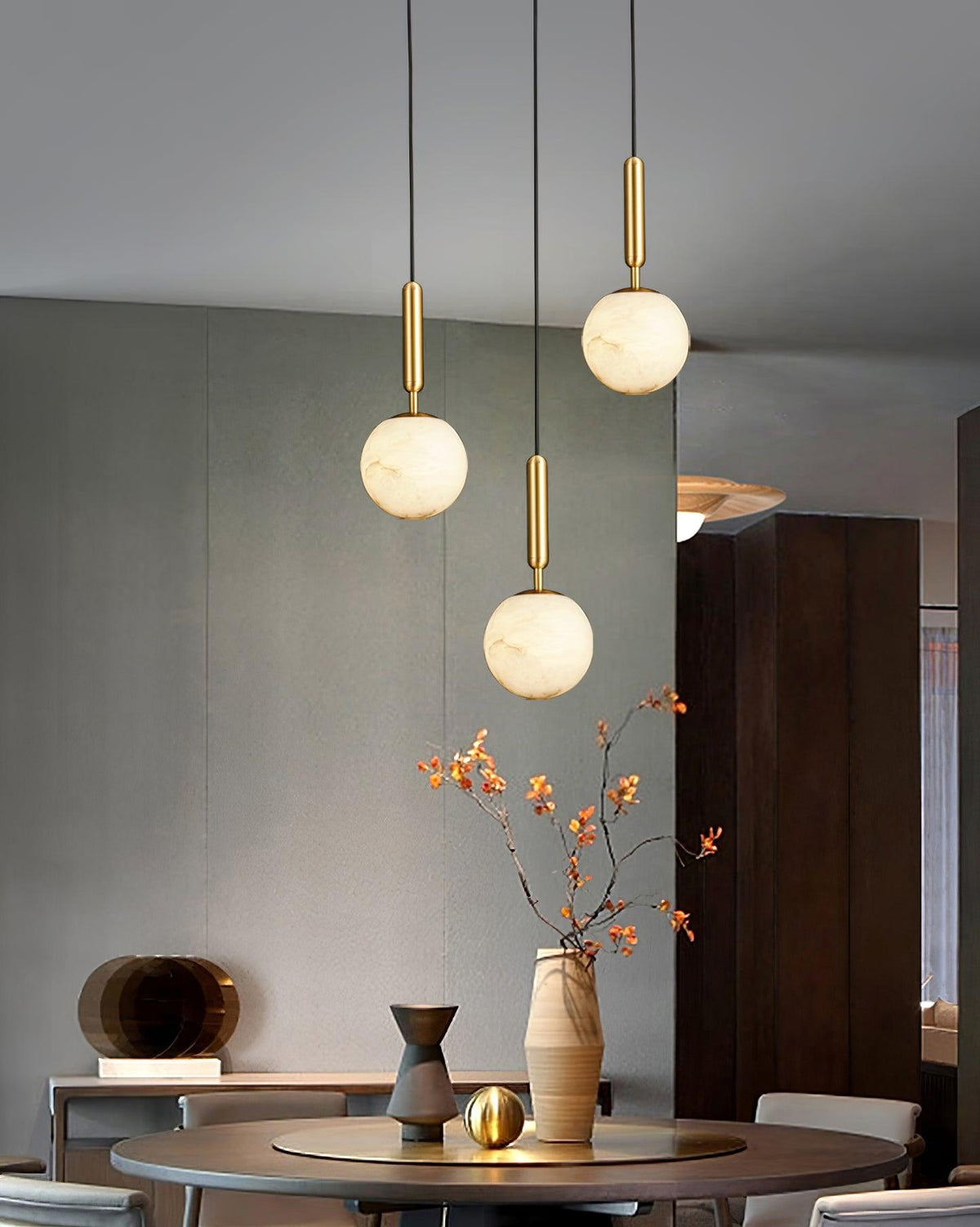 Tomino Alabaster  Pendant Light