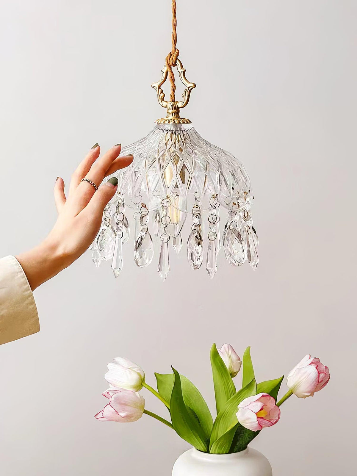 Moka Crystal Vintage Pendant Lamp