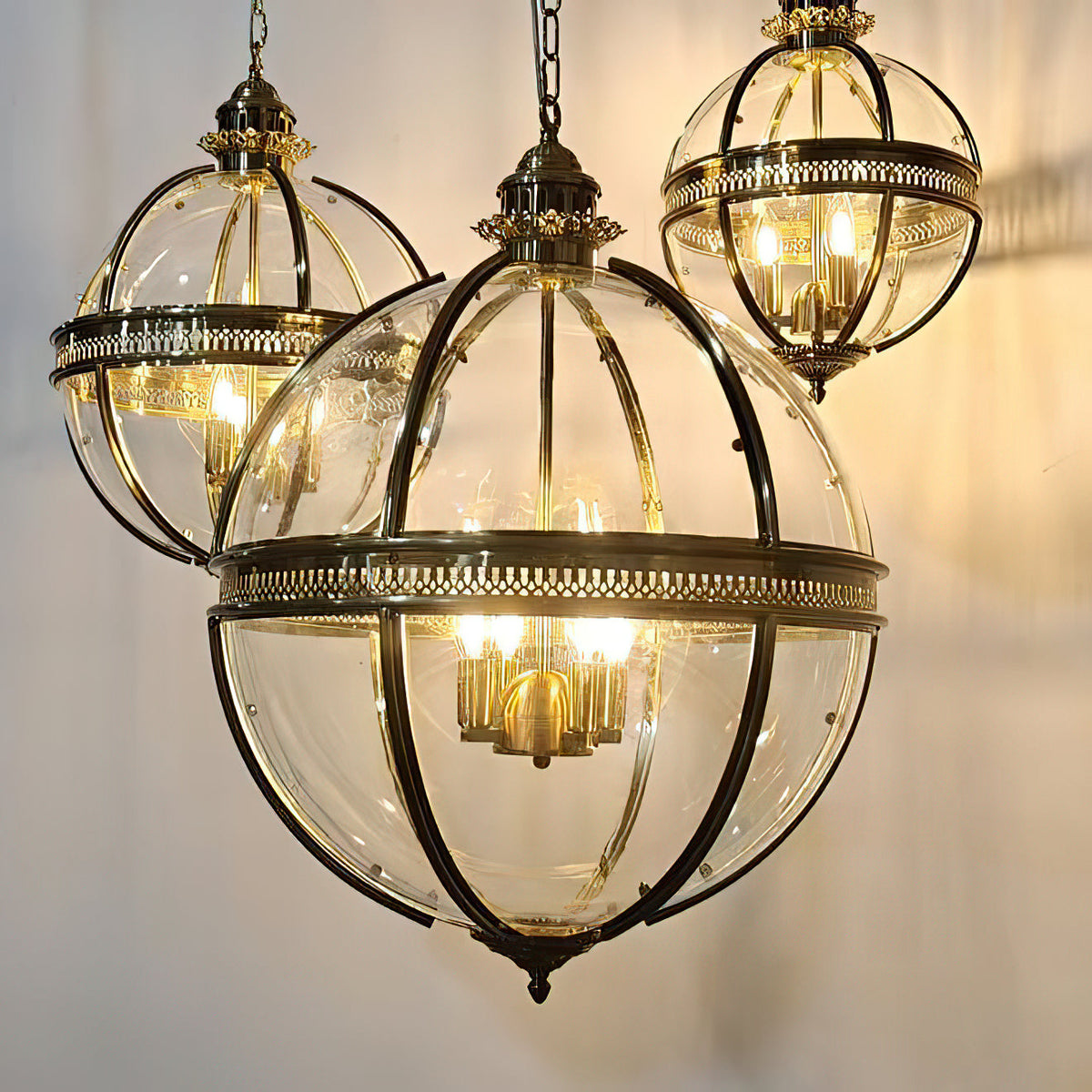 Voby Glass Linear Pendant Light