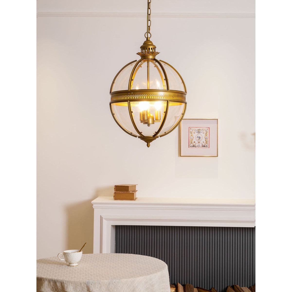 Voby Glass Linear Pendant Light