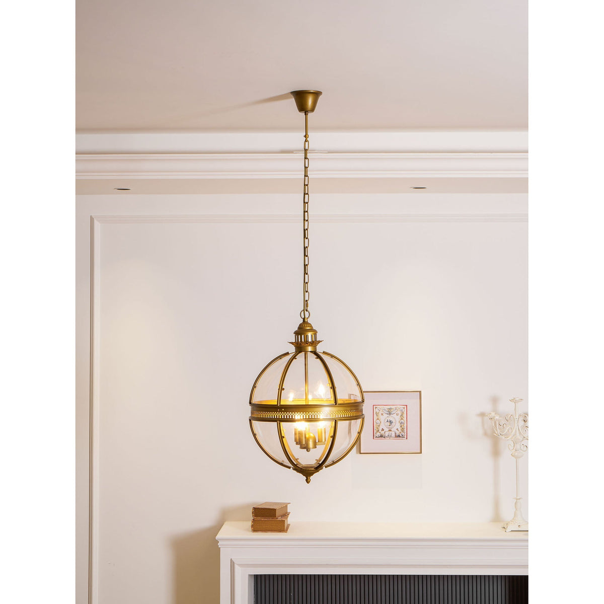 Voby Glass Linear Pendant Light