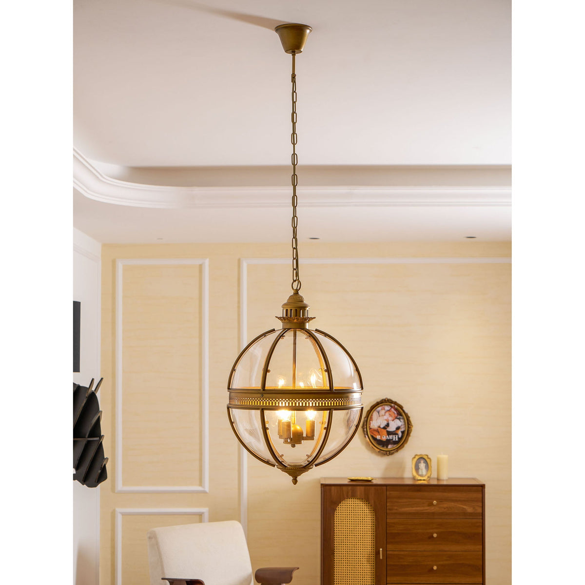Voby Glass Linear Pendant Light