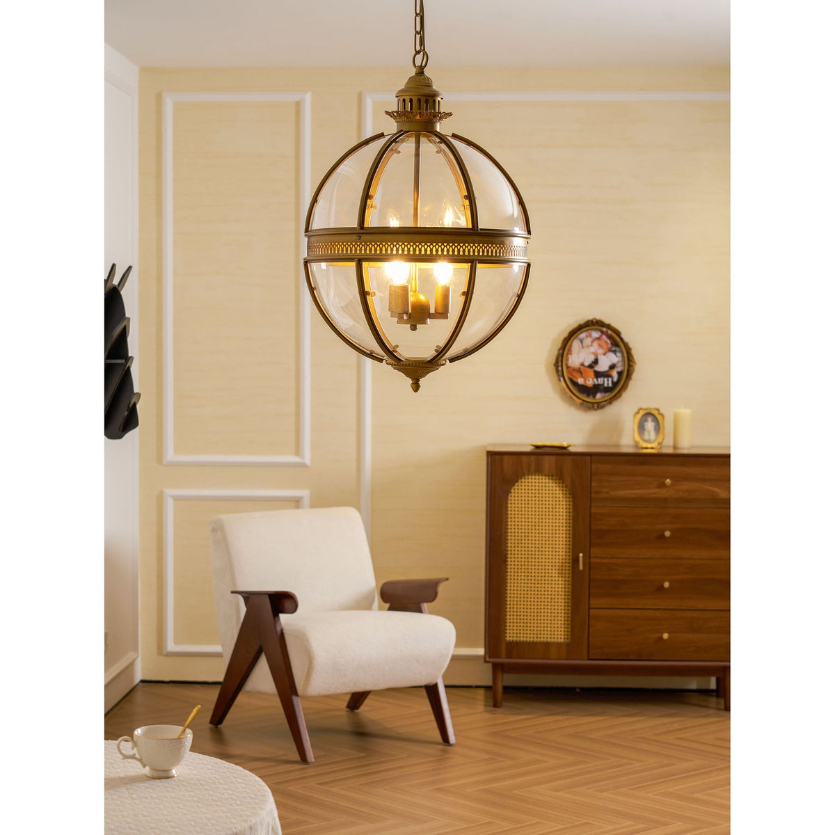 Voby Glass Linear Pendant Light