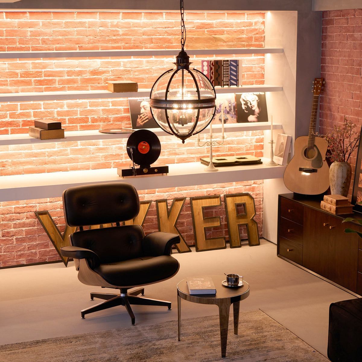 Voby Glass Linear Pendant Light