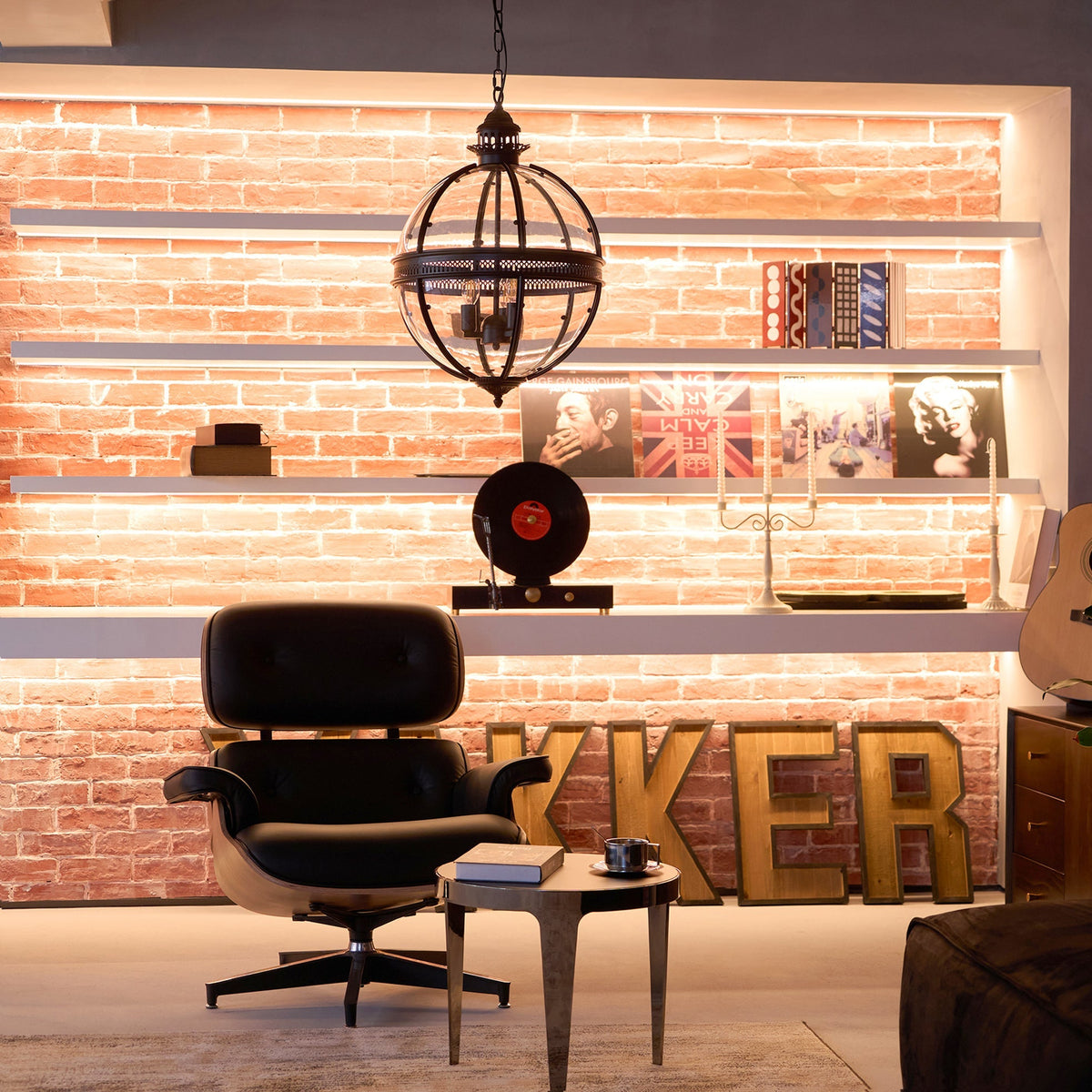 Voby Glass Linear Pendant Light