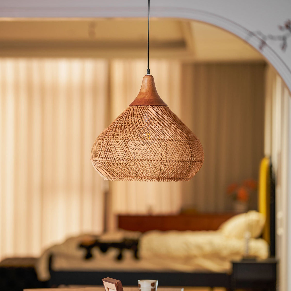 Hopia Rattan Pendant Light