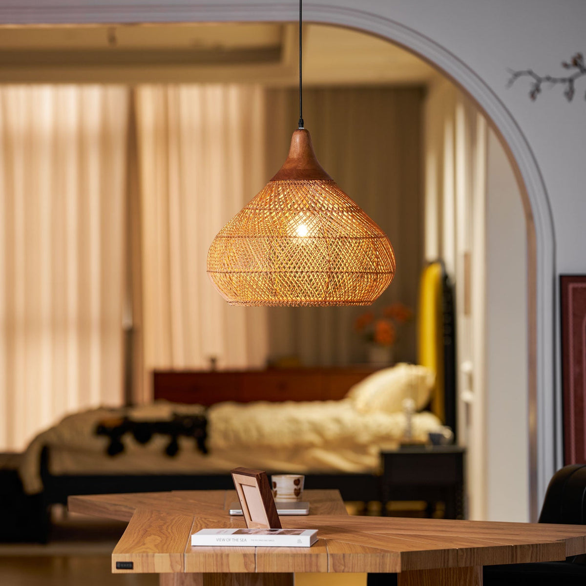 Hopia Rattan Pendant Light