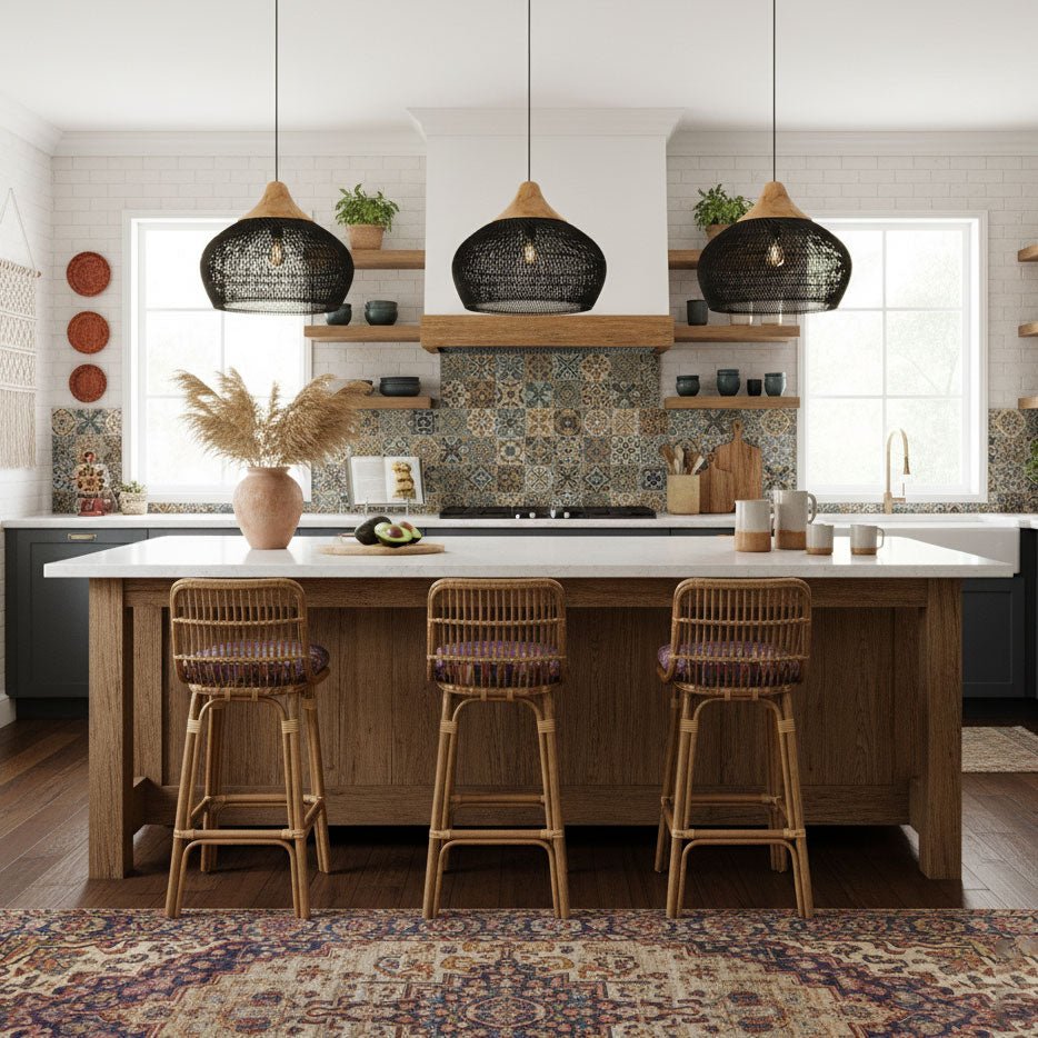 Hopia Rattan Pendant Light
