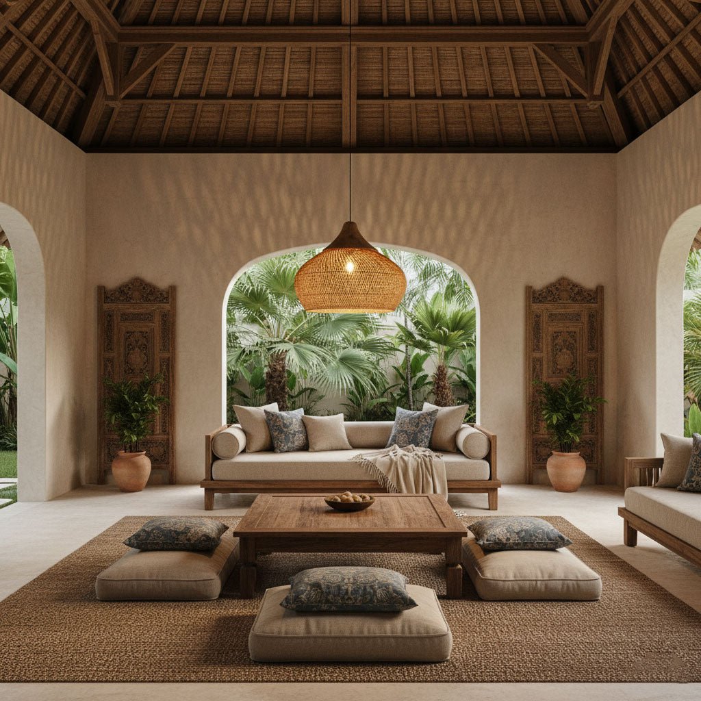 Hopia Rattan Pendant Light