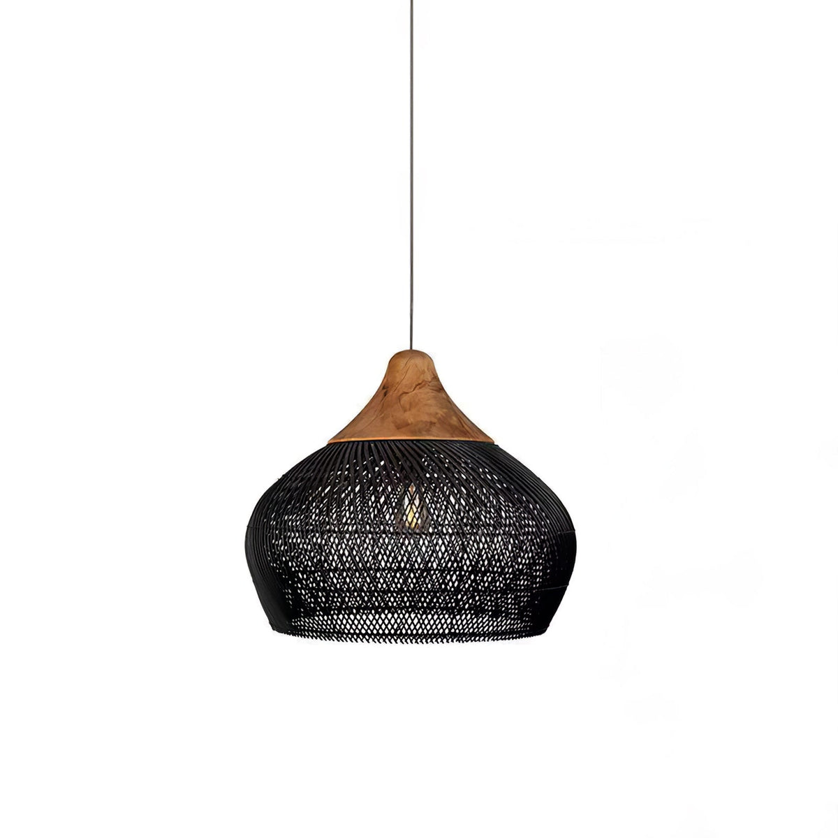 Canirora Pendant Lamp Rattan Swag Woven