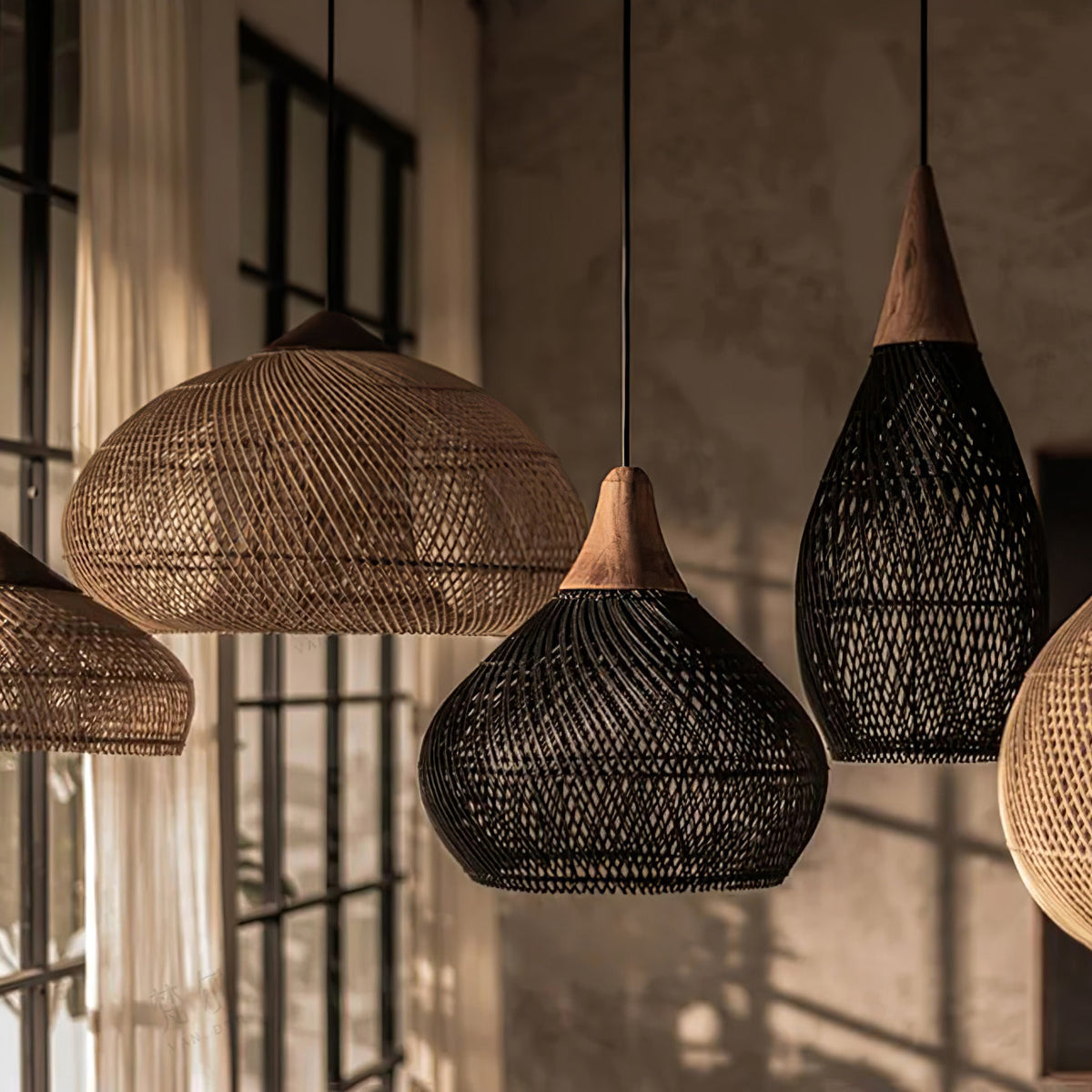 Hopia Rattan Pendant Light