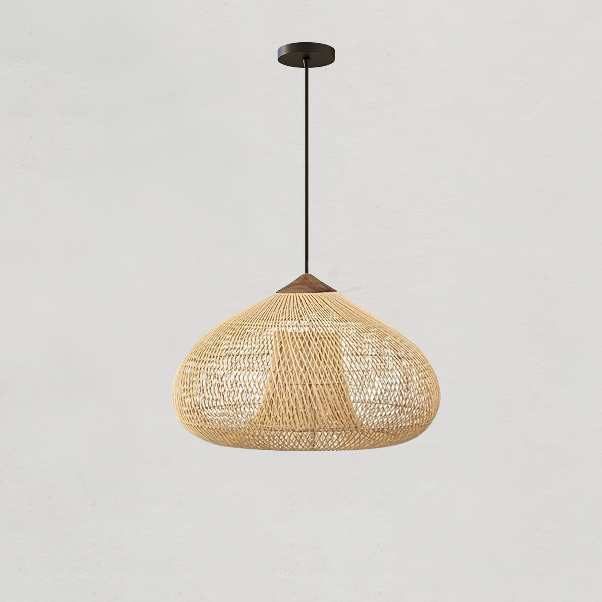 Melina Braided Rattan Pendant Light