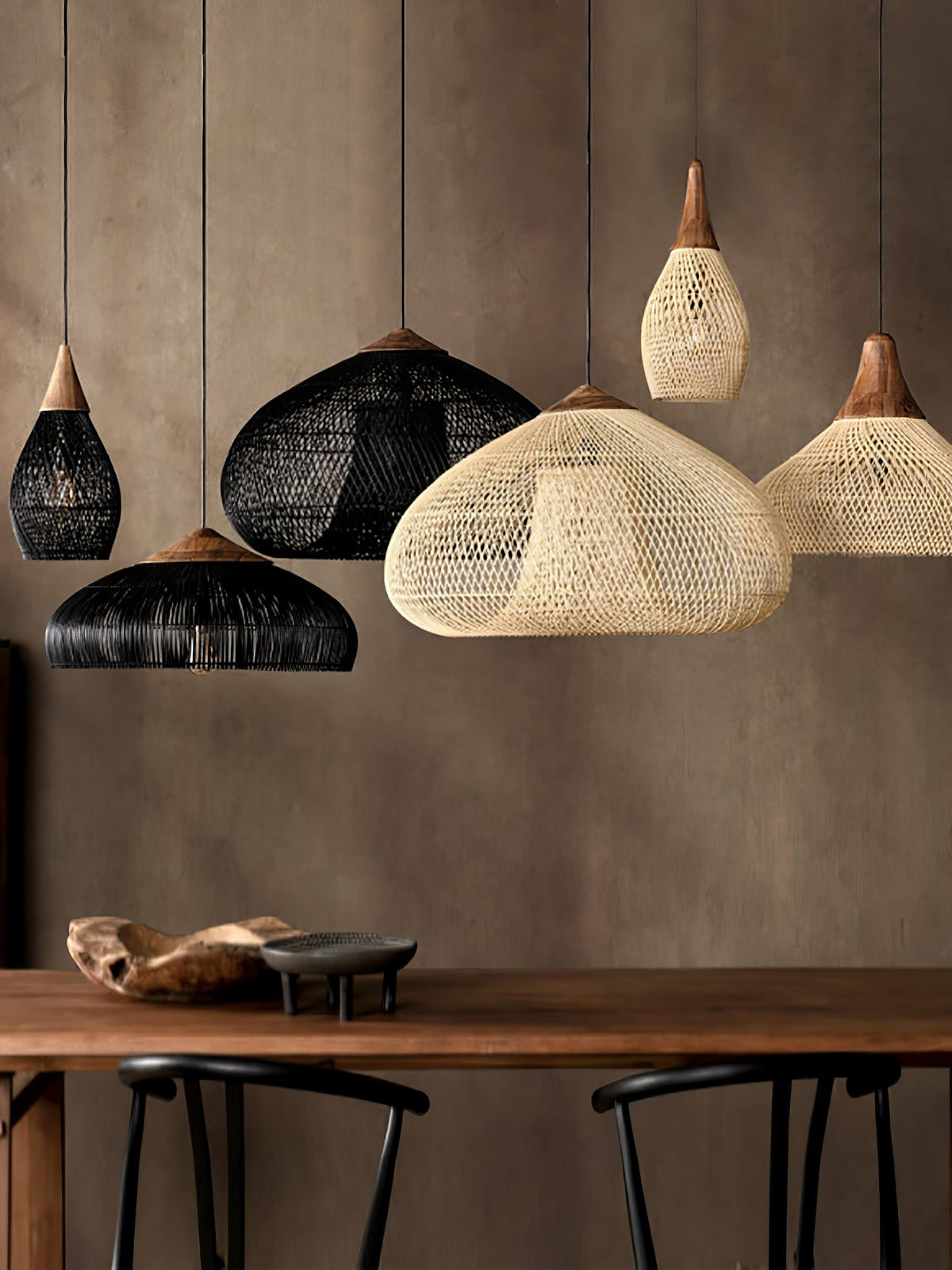 Hopia Rattan Pendant Light