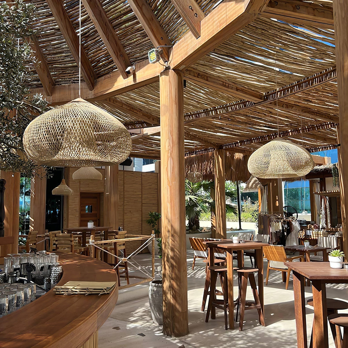 Hopia Rattan Pendant Light